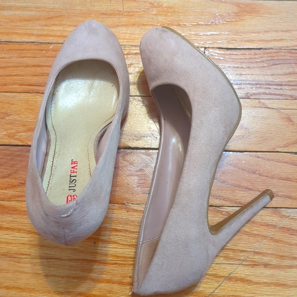 JustFab Blush pumps 8.5